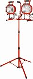 Designers Edge L-5302 Pro-Series Two-Light 1200-Watt Halogen 2-N-1 Work Light with Tripod