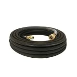 Buy BE Single Braid 50' 3 8 Pressure Washer Rubber Hose with Fittings