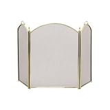 Outdoor Living : UniFlame 3 Fold Solid Brass Screen (29x52)