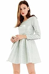 Polyester Open-Back Skater Dress/Evening Dress/Prom Dress/Wedding Party Dress 