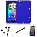 Blue Cover Protective Slim Durable Silicon Skin Case for HTC Flyer 3G WiFi  ....