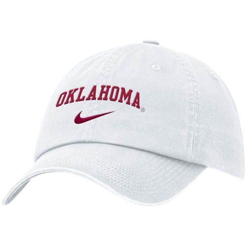 Nike Oklahoma Sooners White Campus Adjustable Hat