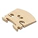 Andoer 5pcs * 3/4 Violin Bridge Maple 36mm in Height 3mm in Thickness Exquisite Workmanship