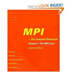 MPI: The Complete Reference (2-volume set)