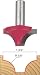 Freud 39-232 1-3/4-Inch Diameter Ovolo Groove Router Bit with 1/2-Inch Shank