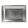 Entertaining with Caspari Rectangular Lacquer Tray, Silver