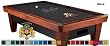 9' Simonis 860 Black Pool Table Cloth Felt