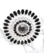 BG Metal & Black Rhinstones Fashion Ring in a Fancy Gift Box with Free Shipping