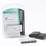 Nortek USB HUB 432. 4 Port USB Powered METAL Hub (Ultra Slim). Silver.