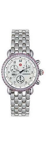 Michele Women's MWW03B000139 Diamond and Pink Sapphire Watch