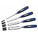 Irwin Marples M444/S4 4-Piece Blue Chip Bevel Edge Woodworking Chisel Set