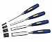 Irwin Marples M444/S4 4-Piece Blue Chip Bevel Edge Woodworking Chisel Set