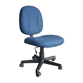 Tecno Seating 133TBLU Sympal Computer Chair in Blue Fabric by Tecno Seating