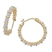 Diamond Hoop Earrings