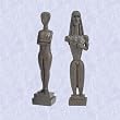 kouros male statue greek Female sculpture Cycladic art