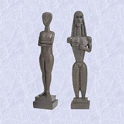 kouros male statue greek Female sculpture Cycladic art