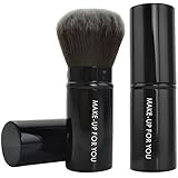 Aisxle Retractable Kabuki Brush - Incredibly Soft - Kabuki Brush - Makeup Brush - Best Gift For Her,Girl Friends,Holidays,Birthday,Valentines,Thanksgiving,Christmas,Anniversary And More