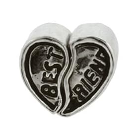 Best Friends Heart Set Oriana Bead - Pandora Bead & Bracelet Compatible