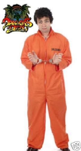 Orange Overall Prisoner Convict Jail 
