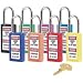 6 Pin Tumbler Padlock Keyed Diff. Saftey Lock (470-411ORJ) Category: Lockouts and Hasps