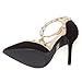 Womens 27-ADORA64 Pointy Toe T Strap High Heel Stiletto Pump Shoes