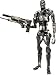 NECA Terminator 2: Judgement Day 7 Inch Series 1 Action Figure Endoskeleton with Plasma Rifle