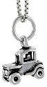 Sterling Silver Jeep Pendant, 3/8" (9mm) tall