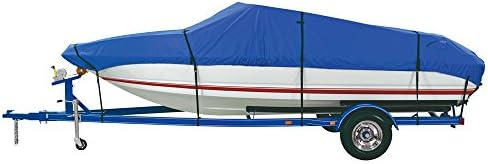 Dallas Manufacturing Co. Custom Grade Polyester Boat Cover E 20'-22' V-Hull Runabouts - Beam Width to 100"