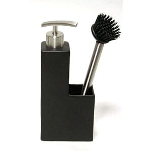 Seifenspender küche mit bürsten schwarz: Amazon.de: Küche & Haushalt