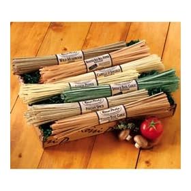 Seven Pasta Gift Box Featuring All-Natural Angel Hair, Linguini and Fettuccini