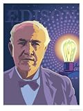 Thomas Edison Giclee Poster Print