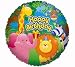 Cute Jungle Animals Happy Birthday 18" Mylar Balloon