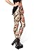 Zanuce Women's Printed Stylish Leggings Ultra Soft Printed Pattern Tight Leggings
