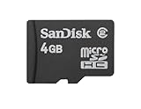 SanDisk 4 GB Class 2 microSDHC Flash Memory Card SDSDQ-004G-A14F