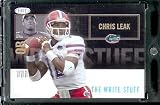2007 Sage Hit Chris Leak Florida Gators The Write Stuff Rookie Football Card #5