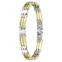 Invicta Women's 4411 Elements Collection Stainless Steel, Yellow Gold Plated and Mother of Pearl Bracelet
