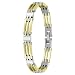 Search : Invicta Women's Elements Collection Stainless Steel, Yellow Gold Plated and Mother of Pearl Bracelet #4411