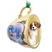 beagle14 - Beagle Christmas Ornament Sleigh Ride Tea Cup