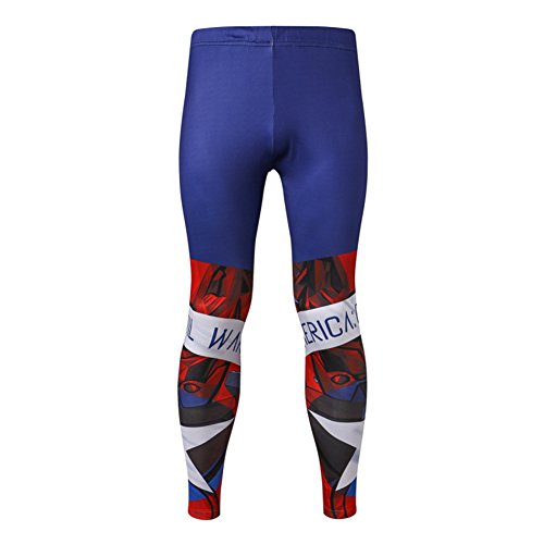 Men's Compression Pants Tights Superman Ironman workout Shirts