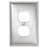Liberty Hardware Chrome Outlet Wall Plates 2 pk.