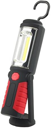 TigerTu Work Light 3W COB +5 LED White Light Work Light,Color:Red