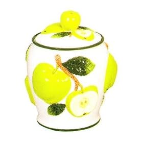 GREEN APPLE 3-Dimensional Cookie Jar *NEW!* by KMC/KK-GreenApple