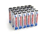 24 pcs Tenergy Premium AAA 1000mAh High Capacity NiMH Rechargeable Batteries with 6 FREE Holders