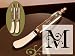 Glass Spreader Set of 2 Monogram M