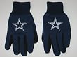 DALLAS COWBOYS Pair of Team Logo & Colors Sports UTILITY GLOVES (with No-Slip PVC Grip)