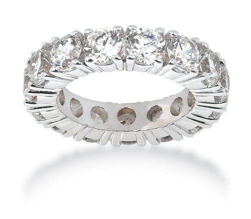 7.30CT Women's Round Brilliant Cut Diamond Eternity 