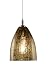 Jamie Young 5DOME-PEIG Glass Dome Pendant, Italian Gold Glass