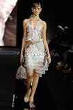 Armani - $2695 New GIORGIO ARMANI Silk Tiered Petal Skirt 46 12