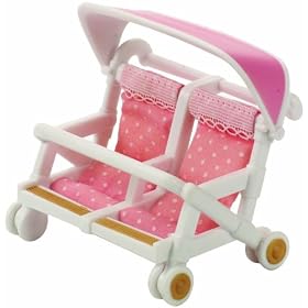 Sylvanian Families Double Pushchair