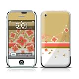 Flower Burst Design Protective Skin Decal Sticker for Apple iPhone (2G)1st Generation